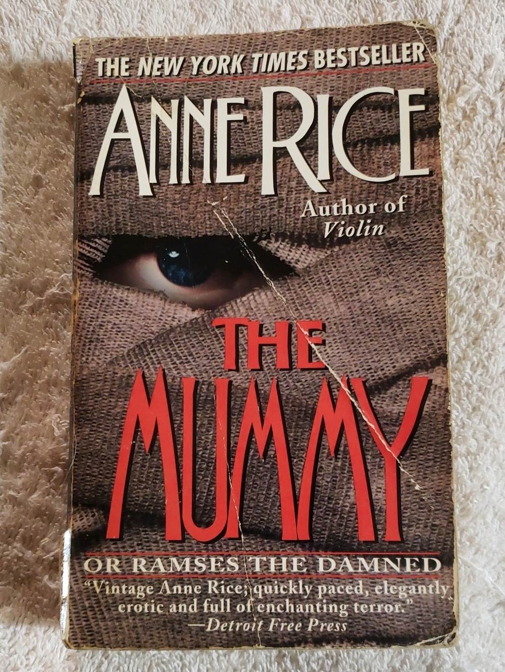 📚4 For $20 - Anne Rice - The Mummy Paperback
